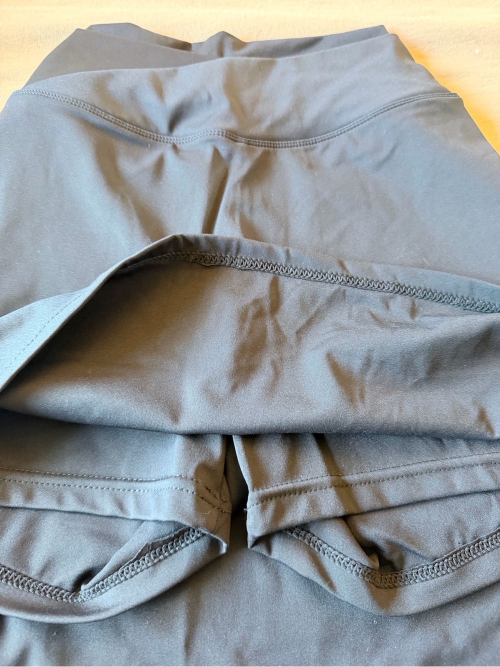 Women's Black A-Line Athletic Skirt - Picture 4 of 8